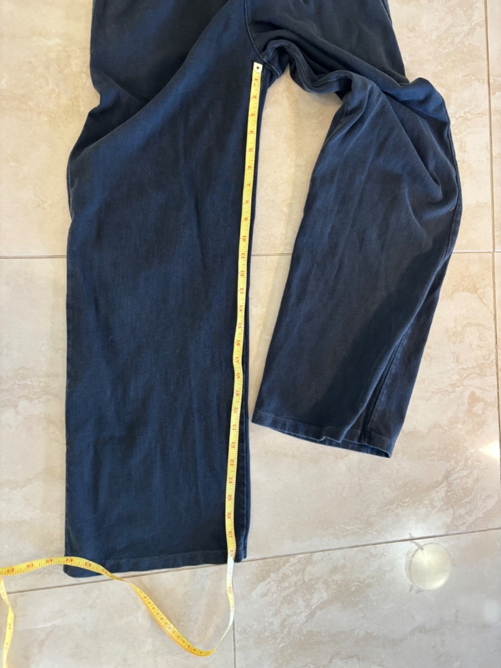 Brandy Melville Black Distressed 100% cotton pants made in Italy - Picture 7 of 9